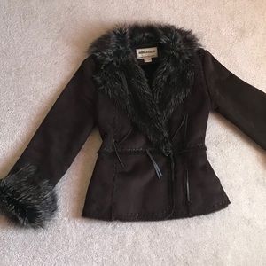 Faux Suede Jacket